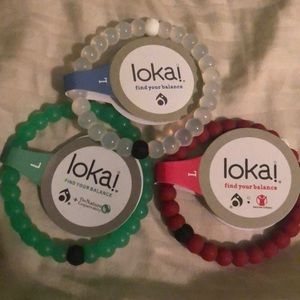 Set of 3 Lokai bracelets.